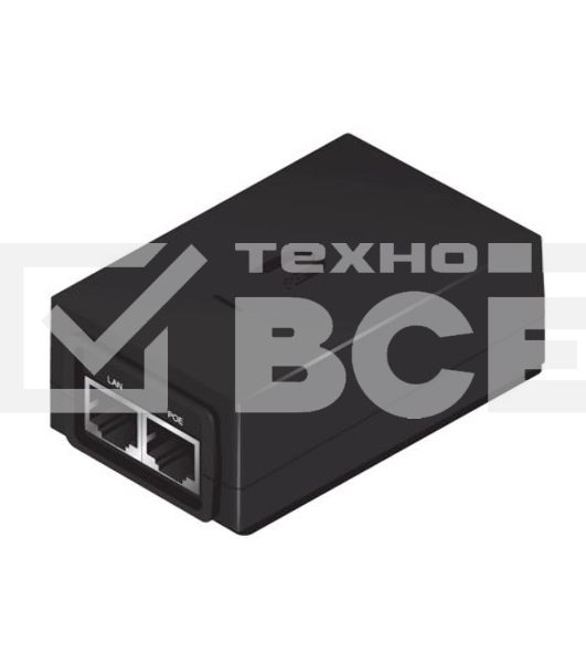 Блок питания для сетевого устройства Ubiquiti POE-24-24W-US  24 В 1 А Passive PoE (американская розетка)