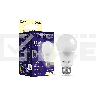 Лампа светодиодная TOKOV ELECTRIC 12Вт А60 3000К Е27 176-264В