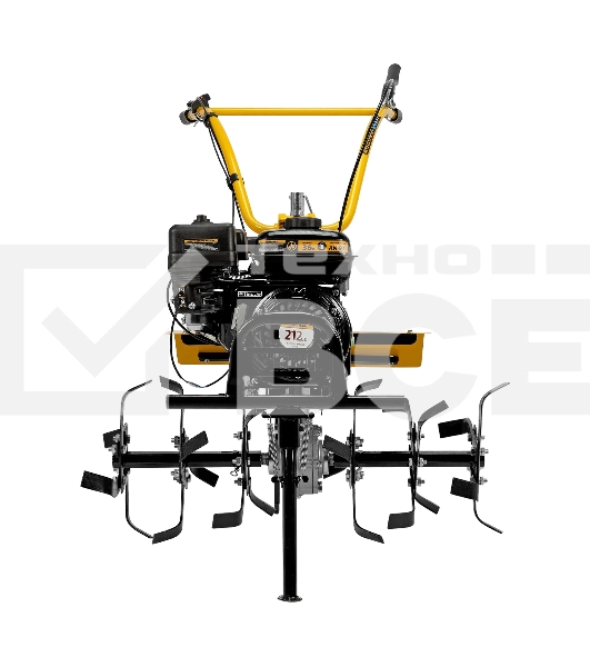 Мотоблок Denzel DPT-370X 7 л.с., диск.сцеп, шир 90 см, глуб 35 см, фрез 3х4, ВОМ, передачи 3В/1Н