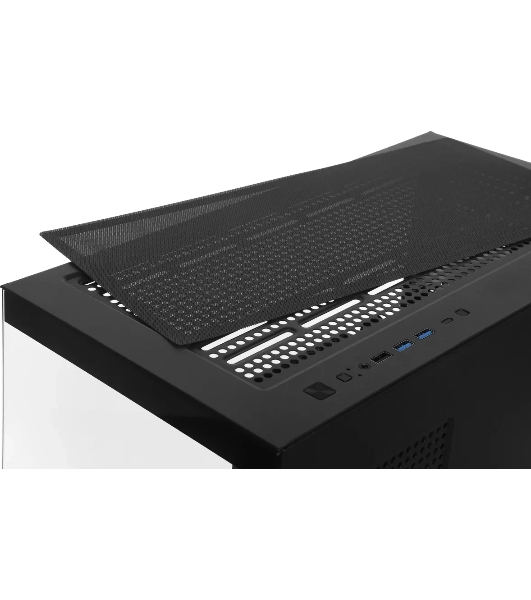 Корпус ACCORD ACC-ZA11B AR Black, Midi-Tower, чёрный, 4 x 120 мм