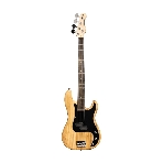 Бас-гитара STAGG SBP-30 NAT 4-х струнная форма Precision Bass, корпус павловния, гриф клен, накладка грифа палисандр, 20 ладов, мензура 867 мм, колки никелированные, бридж PB Classic, звукосниматели 1xPB, регуляторы 1x громкости, 1x тона, цвет натураль, фото 1