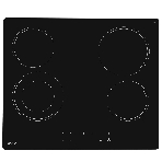 Электрическая варочная поверхность Candy CHXC64DVB, 4 конфорки, с зоной расширения, стеклокерамика, 5900 Вт, фото 1
