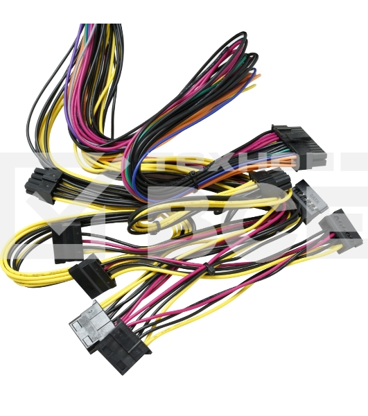 Блок  питания Ginzzu PB450 12CM 80 PLUS  black,APFC,20+4p,1 PCI-E(6+2), 4*SATA, 2*IDE, OEM