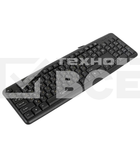 Клавиатура Gembird KB-8320U-BL проводная, USB, черный