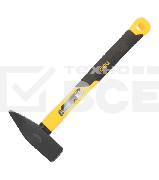 Слесарный молоток Deli DL442010 1000 гр Фиберглассовая рукоять