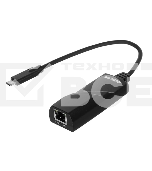 Сетевой адаптер Ethernet Digma D-USBC-LAN1000