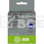 Картридж ленточный Cactus CS-LT-91204 черный шрифт, зеленый фон (12 мм, 4 м) для Dymo Letra Tag LT-100H, фото2