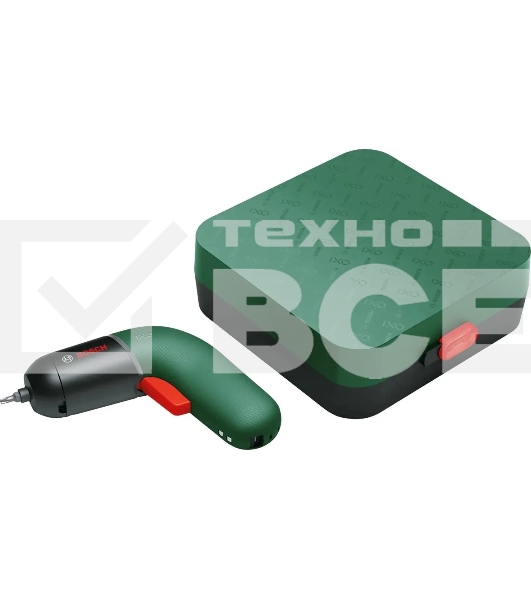 Аккумуляторный шуруповерт Bosch IXO VI, 3.6В, 1,5А*ч, кейс (06039C7120)