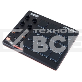 Контроллер MIDI AKAI MPD218 черный, 16 пэдов, 6 энкодеров, USB-B