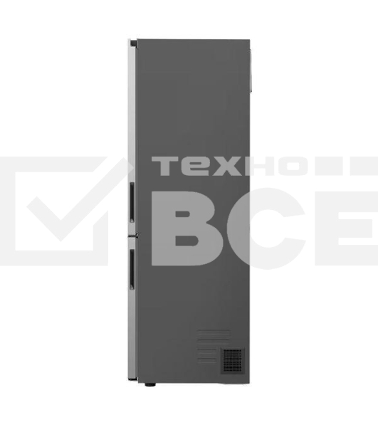 Холодильник LG GC-B459ANMW серебристый двухкамерный 234/110л морозилка снизу