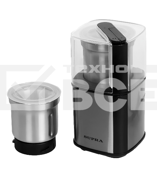 Кофемолка SUPRA CGS-320 300 Вт, 80 г, серебристый