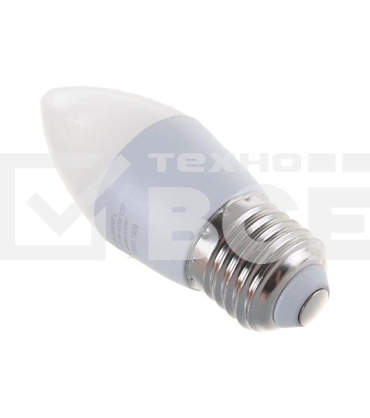 Лампа светодиодная Ресанта LL-R-C37-6W-230-4K-E27 свеча, 6 Вт, нейтр., Е27