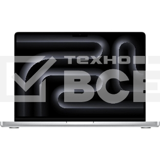 Ноутбук APPLE MacBook Pro 14 A2918 серебристый (M3/8Gb/1Tb SSD/MacOS) (MR7K3_RUSG) нужен переходник на EU