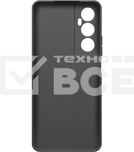 Чехол (клип-кейс) BoraSCO для Realme C65 Silicone Case черный