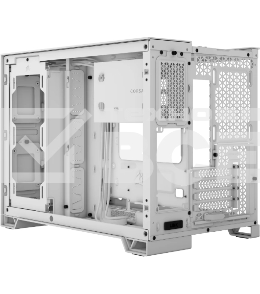 Компьютерный корпус без блока питания Case Corsair 2500D Airflow, Midi-Tower, TG, no fan, 2xUSB-A 3.2, 1xUSB 3.2 Type-C, mATX, mITX черный