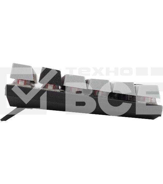 Клавиатура проводная Oklick K600X механическая черный/серый USB Multimedia for gamer LED