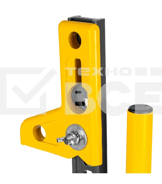 Домкрат реечный профессиональный Denzel 3,5 т, 115-1040 мм, High Jack