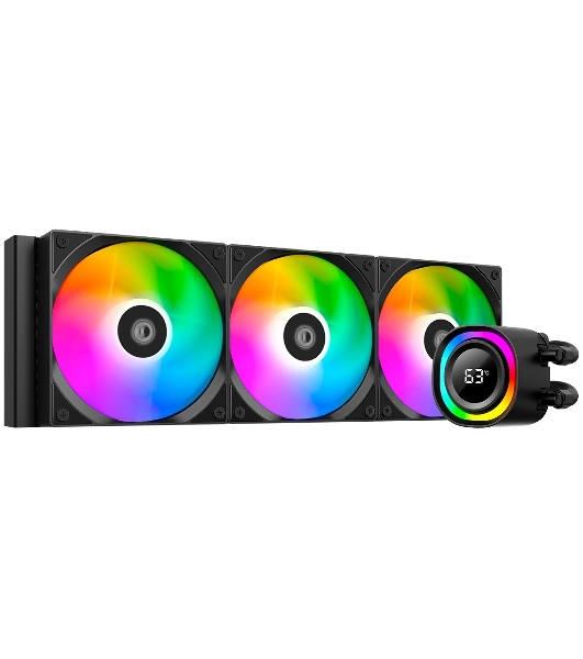 Система жидкостного охлаждения ID-Cooling FX360 TD ARGB Soc-AM5/AM4/1200/1700/1851 черный 4-pin 27.2dB Al+Cu LCD 350W Ret