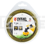 Леска для триммера Denzel двухкомпонентная квадратная, 3,0 мм х 12 м, блистер SkyCutter, фото2
