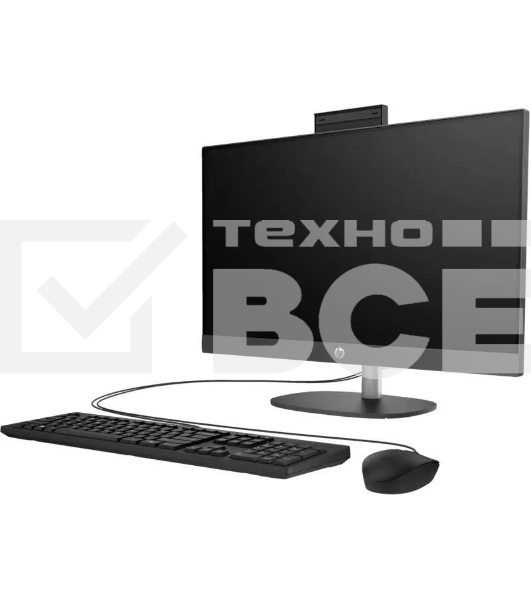 Моноблок HP ProOne 240 G10 All-in-One NT IPS 23,8'(1920x1080)Core i3-N300,8Gb,256Gb,usb kbd,mouse,Iris Xe,WiFi,BT,5MP,Iron Gray,DOS,1Wty