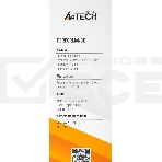 Гарнитура проводная с микрофоном A4Tech HU-30 черный 2м накладные USB оголовье, фото10