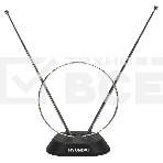 Антенна телевизионная Hyundai H-TAI100 3дБ пассивная черный, фото 1