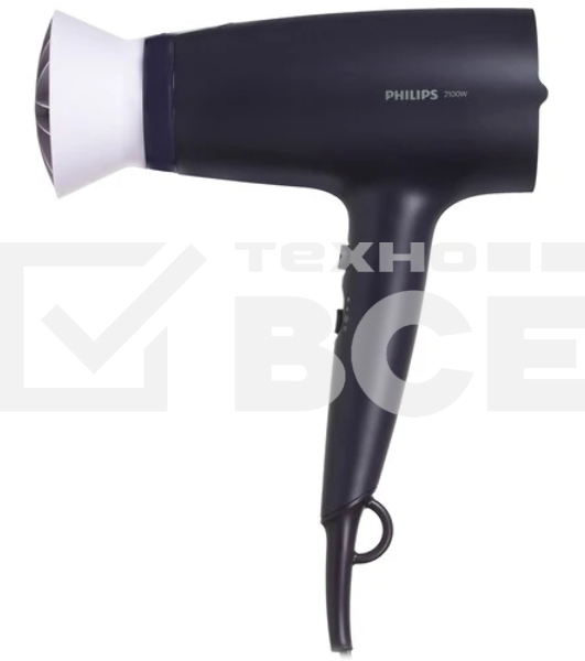 Фен Philips BHD340/10 фиолетовый, 2100 Вт