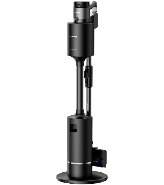 Пылесос вертикальный Grundig VCP 9431 PRO черный титан, питание от аккумулятора, 150 Вт, уборка суxая/влажная, пылесборник 0,5 л