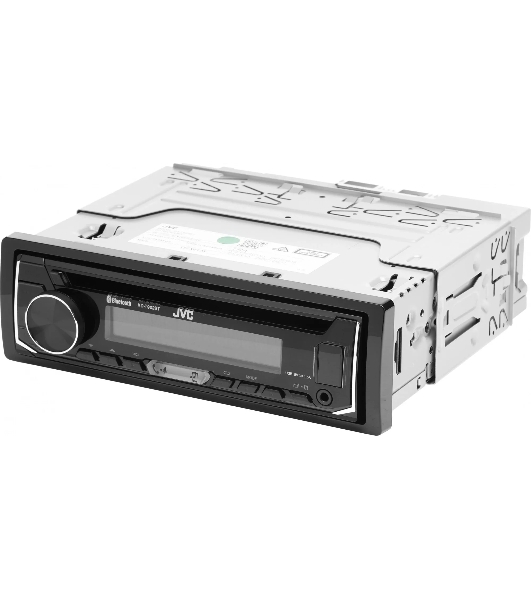 Автомагнитола JVC KD-T902BT, 1 DIN, CD, Bluetooth, USB Type-A, AUX, пульт ДУ, съёмная панель