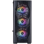 Корпус 1STPLAYER DK D4 FRGB Black, Midi-Tower, чёрный, 4 x 120 мм, фото 1