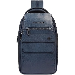 Рюкзак слинг мужской Piquadro Solm CA7028S141/AV серо-голубой кожа, фото 1