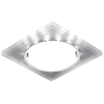Встраиваемый точечный светильник G215 CH/WH хром/матовый GX53+3W(LED WHITE), фото 1
