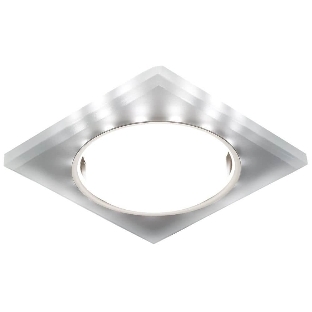 Встраиваемый точечный светильник G215 CH/WH хром/матовый GX53+3W(LED WHITE)