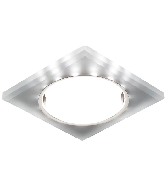 Встраиваемый точечный светильник G215 CH/WH хром/матовый GX53+3W(LED WHITE)