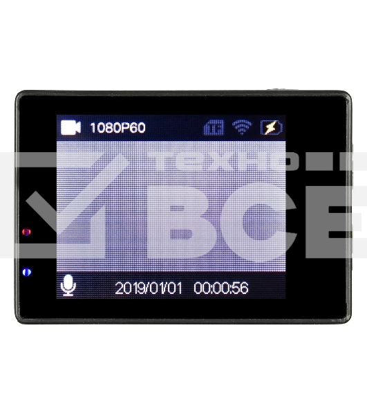 Видеорегистратор Digma FreeDrive Action 4K WiFi черный 8Mpix 2160x3840 2160p 140гр.