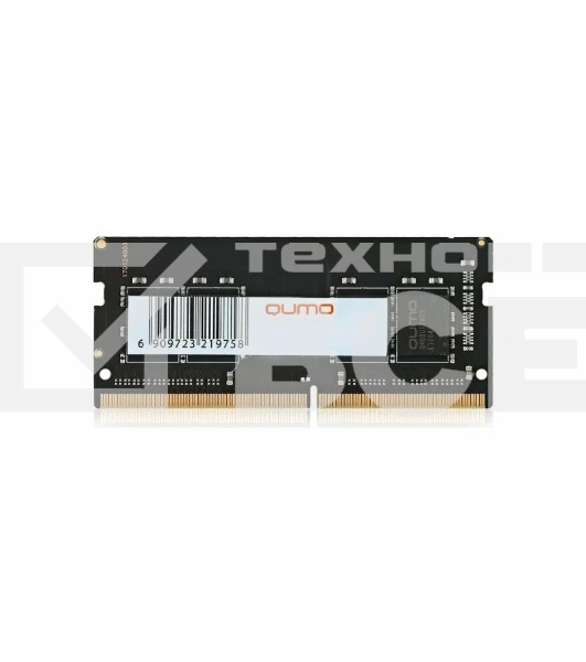 Оперативная память QUMO, DDR4, 8GB (1x8GB), 2666MHz, CL19, SO-DIMM