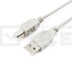 Кабель USB 2.0 Cablexpert CC-USB2-AMBM-10-N, AM/BM, медь, 3.0м, пакет, фото2