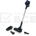 Пылесос вертикальный Bosch Unlimited BCS611P4A POWER FOR ALL 18V синий/черный, питание от аккумулятора, уборка сухая, работа от АКБ max 30 мин, фото2
