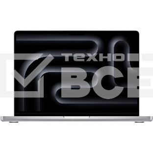 Ноутбук APPLE MacBook Pro 14 Silver (M3 Max/36Gb/1Tb SSD/MacOS) ((MRX83ZP/A)) нужен переходник на EU