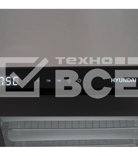 Сушка для фруктов и овощей Hyundai HYFD-8801 14под. 600Вт серебристый