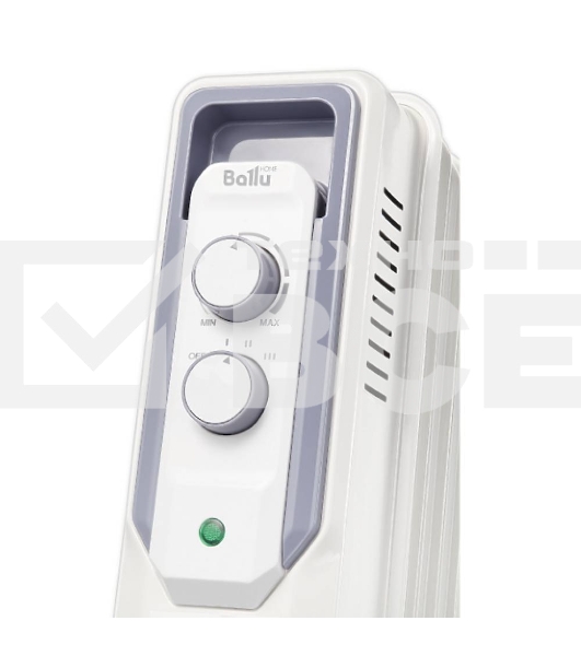 Масляный обогреватель Ballu CUBE BOH/CB-11W (11 секций), белый, 2200 Вт, 27 м2, механический термостат