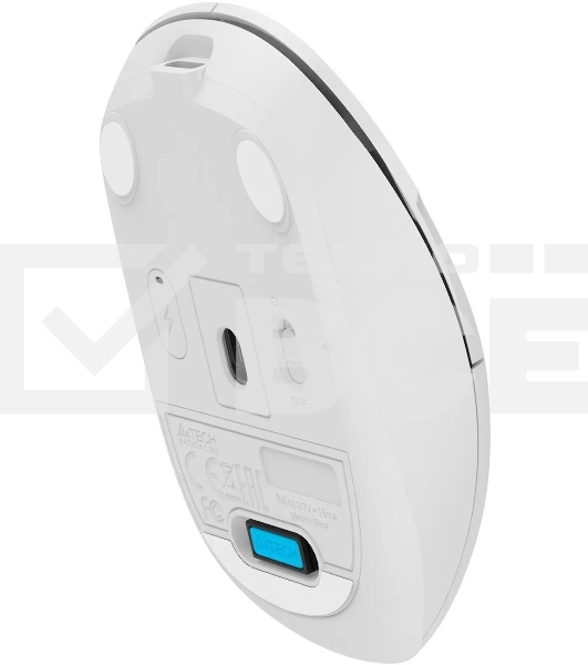 Мышь беспроводная A4Tech Fstyler FG15CS Air2 белый, 1200 dpi, радиоканал, USB, кнопки - 3