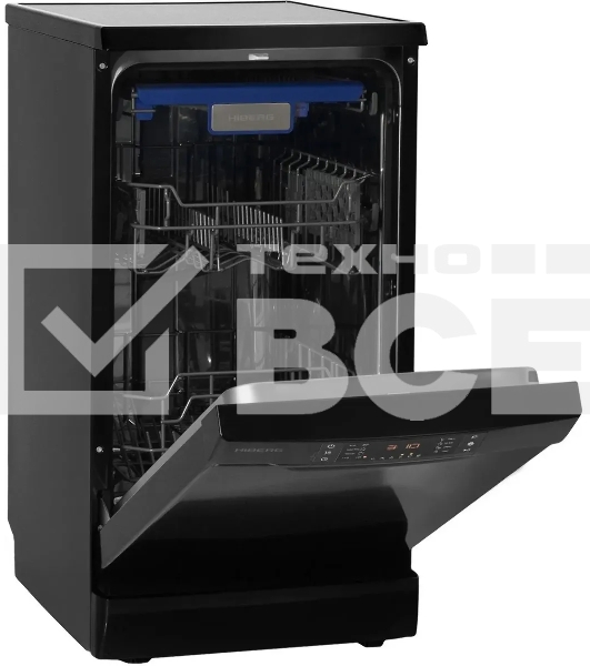 Посудомоечная машина HIBERG F48 1030 B черная