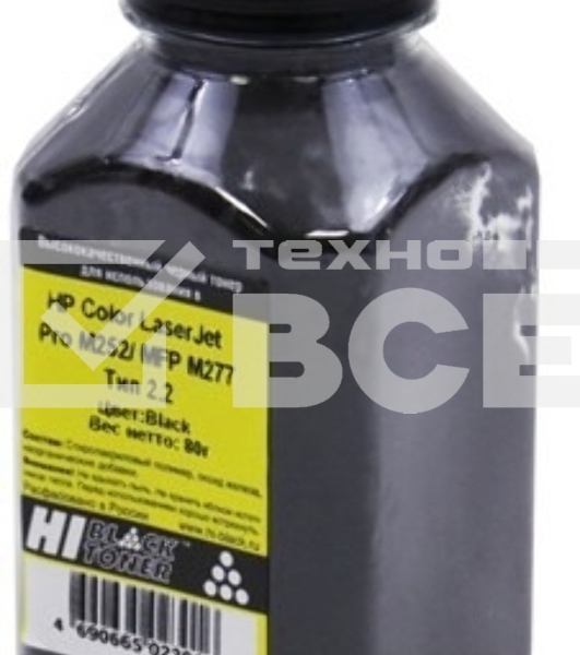 Тонер Hi-Black для HP CLJ Pro M252/MFP M277, Химический, Тип 2.4, Bk, 80 г, банка