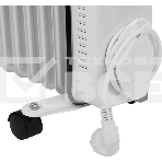 Масляный обогреватель Centek CT-6207 (11 секций) белый, 1000/1750/2500 Вт, 25 м2, 3 режима, термостат, фото4