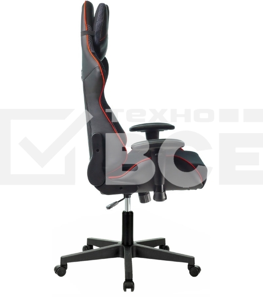 Кресло игровое A4Tech Bloody GC-400, черный/красный, крестовина пластик