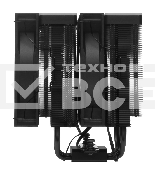Кулер для процессора DEEPCOOL AG620 BK ARGB V2 черный 120мм алюминий+медь 1850rpm 29.4db 4-pin 260W 157мм