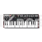 Клавиатура MIDI [MPKMINIPLUS] AKAI [MPK Mini Plus] 37 мини-клавиш, 8 пэдов с RGB, 8 энкодеров, шаговый секвенсор, арпеджиатор, колесо pitch и modulation, OLED дисплей, выходы: CV/Gate: 3 x 1/8 Pitch/Gate/Mod, 1 x 1/8 CV Clock, вход: 1/8 CV Clock MIDI, фото 1