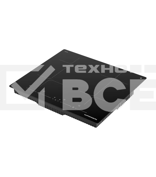 Индукционная варочная панель Kuppersberg ICI 624, индукция, High-Tech, 60 см, 9 уровней мощности, inverter, таймер, пауза, Booster, автоматическое отключение, Flexi-zone, поддержание тепла, слайдерное управление, черный