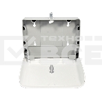 Диспенсер бумажных полотенец Puff-5145 белый, с замком, ABS-пластик, фото8